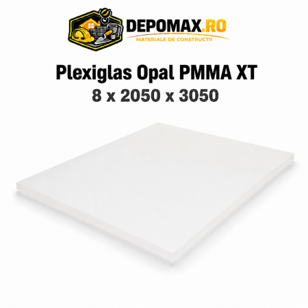 Plexiglas opal PMMA XT 8 x 2050 x 3050 mm
